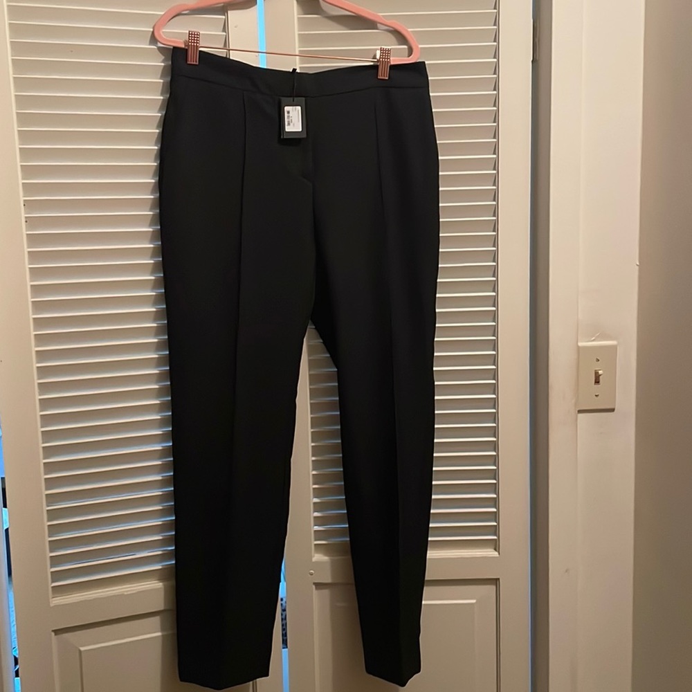 Maje black straight leg pant
